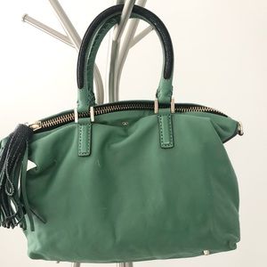Anya hindmarch soft leather bag with tassel